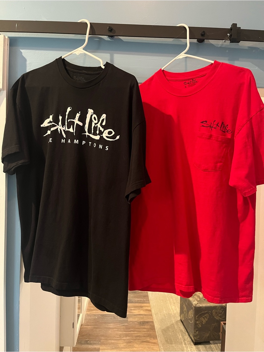 Salt Life Black & Red Graphic Tee Set XL